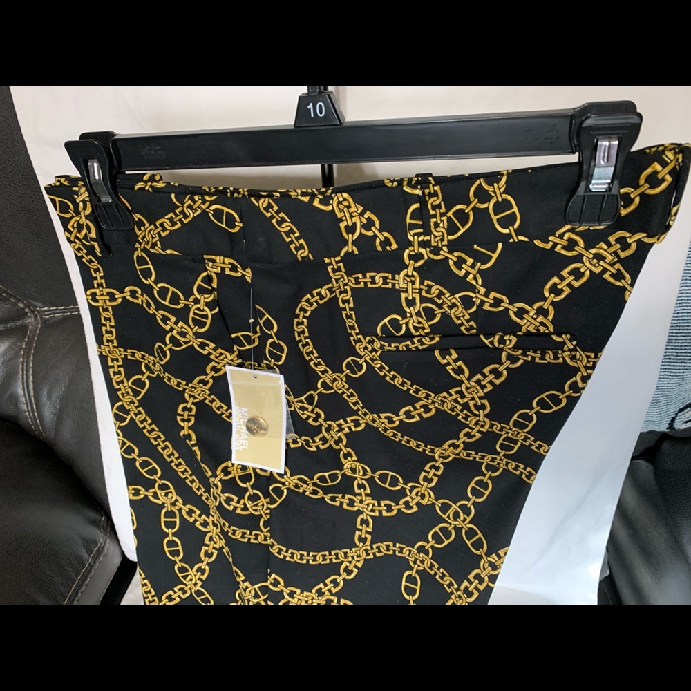 Michael Kors Keegan Chain Print Paints~Size 10